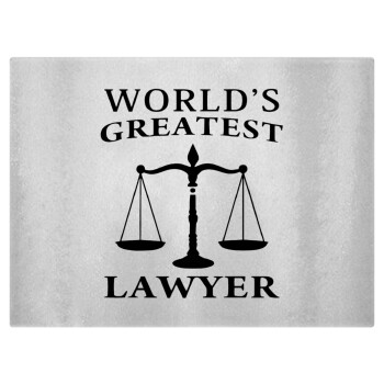 World's greatest Lawyer, Επιφάνεια κοπής γυάλινη (38x28cm)