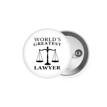 World's greatest Lawyer, Κονκάρδα παραμάνα 5.9cm