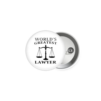 World's greatest Lawyer, Κονκάρδα παραμάνα 5.9cm