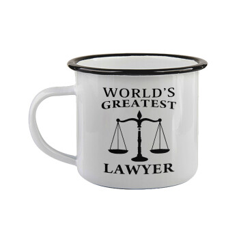 World's greatest Lawyer, Κούπα εμαγιέ με μαύρο χείλος 360ml