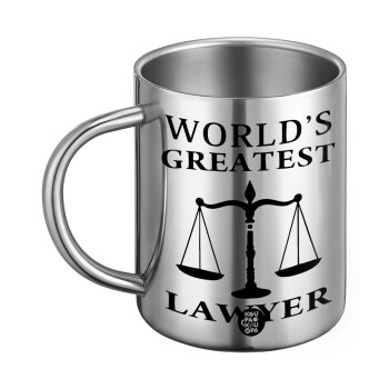 World's greatest Lawyer, BIG Mug Stainless steel double wall (450ml)