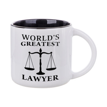 World's greatest Lawyer, Κούπα κεραμική 400ml Λευκή/Μαύρη