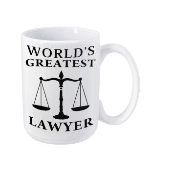 World's greatest Lawyer, Κούπα Mega, κεραμική, 450ml
