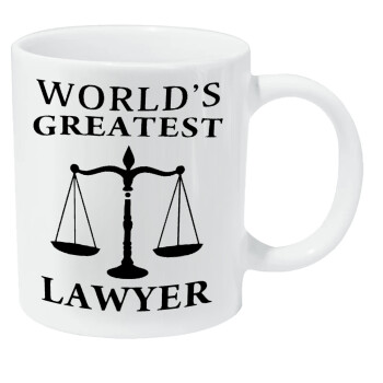 World's greatest Lawyer, Κούπα Giga, κεραμική, 590ml