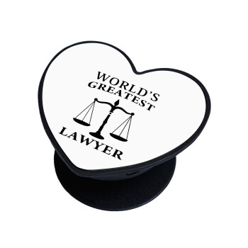 World's greatest Lawyer, Phone Holders Stand  καρδιά Μαύρο Βάση Στήριξης Κινητού στο Χέρι