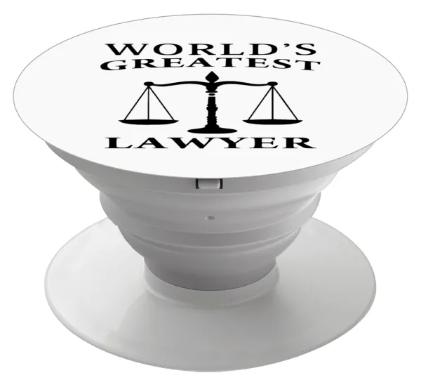 World's greatest Lawyer — Phone Holders Stand  Λευκό Βάση Στήριξης Κινητού στο Χέρι