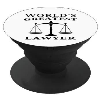 World's greatest Lawyer, Phone Holders Stand  Μαύρο Βάση Στήριξης Κινητού στο Χέρι