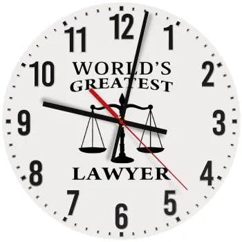 World's greatest Lawyer, Ρολόι τοίχου ξύλινο (30cm)