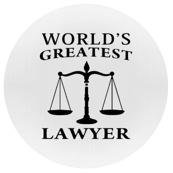 World's greatest Lawyer, Mousepad Στρογγυλό 20cm