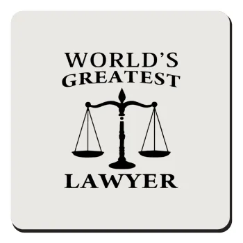 World's greatest Lawyer, Τετράγωνο μαγνητάκι ξύλινο 9x9cm