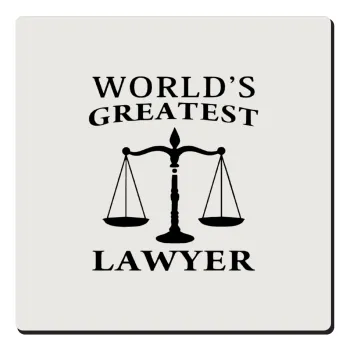 World's greatest Lawyer, Τετράγωνο μαγνητάκι ξύλινο 6x6cm