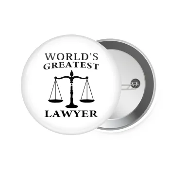 World's greatest Lawyer, Κονκάρδα παραμάνα 7.5cm