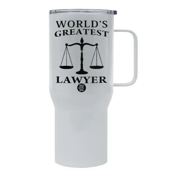 World's greatest Lawyer, Tumbler με καπάκι, διπλού τοιχώματος (θερμό) 750L