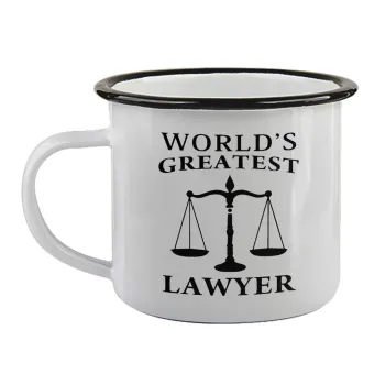 World's greatest Lawyer, Κούπα εμαγιέ με μαύρο χείλος 360ml