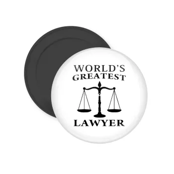 World's greatest Lawyer, Μαγνητάκι ψυγείου στρογγυλό διάστασης 5cm