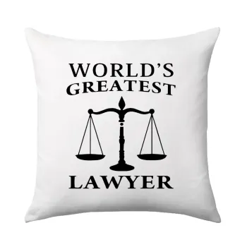 World's greatest Lawyer, Sofa cushion 40x40cm includes filling