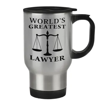 World's greatest Lawyer, Κούπα ταξιδιού ανοξείδωτη με καπάκι, διπλού τοιχώματος (θερμό) 450ml