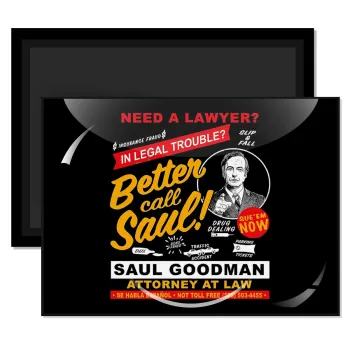 Need A Lawyer Then Call Saul Dks, Ορθογώνιο μαγνητάκι ψυγείου διάστασης 9x6cm