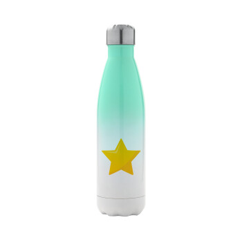 Star, Metal mug thermos Green/White (Stainless steel), double wall, 500ml