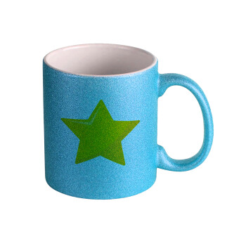 Star, Κούπα Σιέλ Glitter που γυαλίζει, κεραμική, 330ml