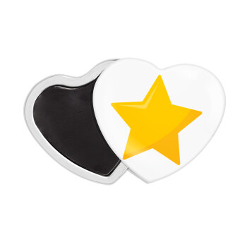 Star, Μαγνητάκι καρδιά (57x52mm)
