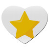 Mousepad heart 23x20cm