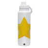 1L Stainless Steel Thermal Bottle with Phone Holder & Double Wall Insulation