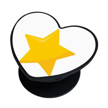 Star, Phone Holders Stand  καρδιά Μαύρο Βάση Στήριξης Κινητού στο Χέρι