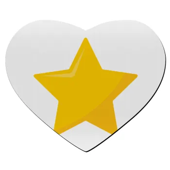 Star, Mousepad heart 23x20cm