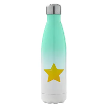 Star, Metal mug thermos Green/White (Stainless steel), double wall, 500ml