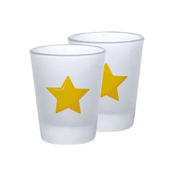 Star, Σφηνοπότηρα γυάλινα 45ml του πάγου (2 τεμάχια)