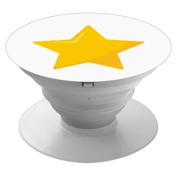 Star, Phone Holders Stand  White Hand-held Mobile Phone Holder