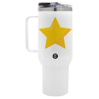 Star, Mega Tumbler με καπάκι, διπλού τοιχώματος (θερμό) 1,2L