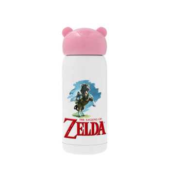 Zelda, Ροζ ανοξείδωτο παγούρι θερμό (Stainless steel), 320ml