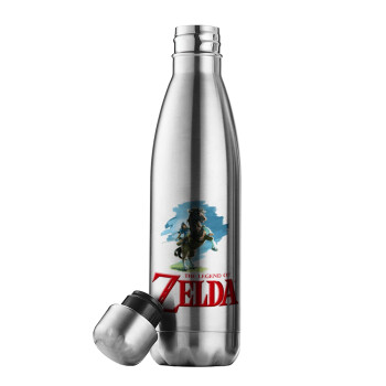 Zelda, Μεταλλικό παγούρι θερμός Inox (Stainless steel), διπλού τοιχώματος, 500ml