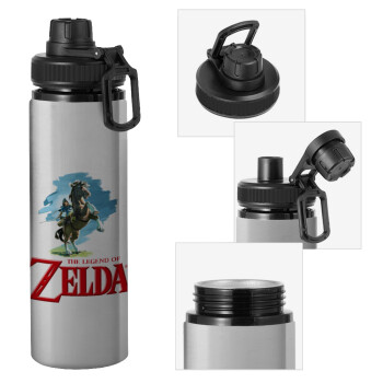 Zelda, Μεταλλικό παγούρι νερού με καπάκι ασφαλείας, αλουμινίου 850ml