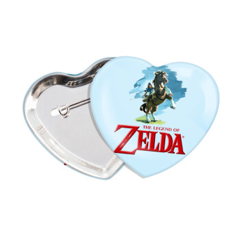 Zelda, Κονκάρδα παραμάνα καρδιά (57x52mm)