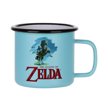 Zelda, Κούπα Μεταλλική εμαγιέ ΜΑΤ σιέλ 360ml