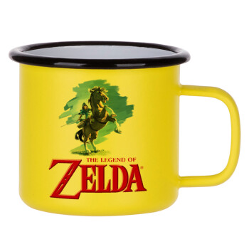 Zelda, Metallic enamel MATT Yellow cup 360ml