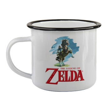 Zelda, Κούπα εμαγιέ με μαύρο χείλος 360ml