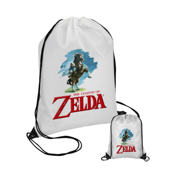 Zelda, Τσάντα πουγκί με μαύρα κορδόνια (1 τεμάχιο)
