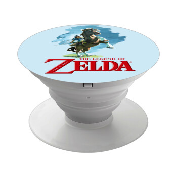 Zelda, Pop Socket Λευκό Βάση Στήριξης Κινητού στο Χέρι