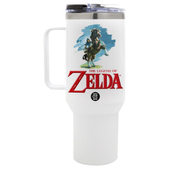 Zelda, Mega Tumbler με καπάκι, διπλού τοιχώματος (θερμό) 1,2L