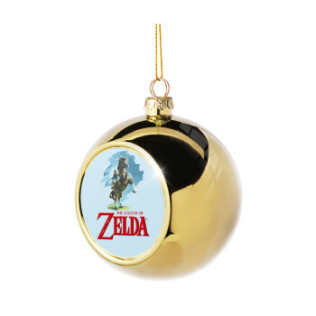 Zelda, Χριστουγεννιάτικη μπάλα δένδρου Χρυσή 8cm
