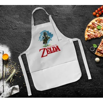 Zelda, Ποδιά Σεφ Ολόσωμη Παιδική (με ρυθμιστικά και 2 τσέπες)