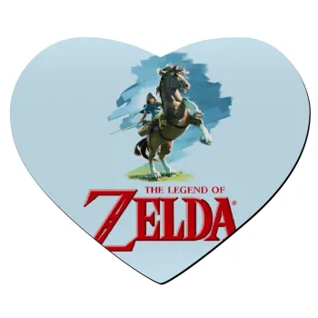 Zelda, Mousepad heart 23x20cm