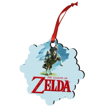 Zelda, Στολίδι Χριστουγεννιάτικο στολίδι snowflake ξύλινο 7.5cm