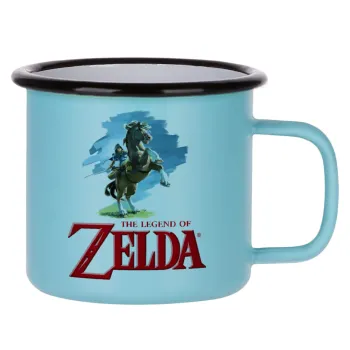 Zelda, Κούπα Μεταλλική εμαγιέ ΜΑΤ σιέλ 360ml