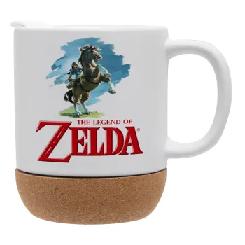 Zelda, Κούπα, κεραμική με βάση φελού και καπάκι (ΜΑΤ), 330ml