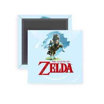 Zelda, Μαγνητάκι ψυγείου τετράγωνο διάστασης 5x5cm